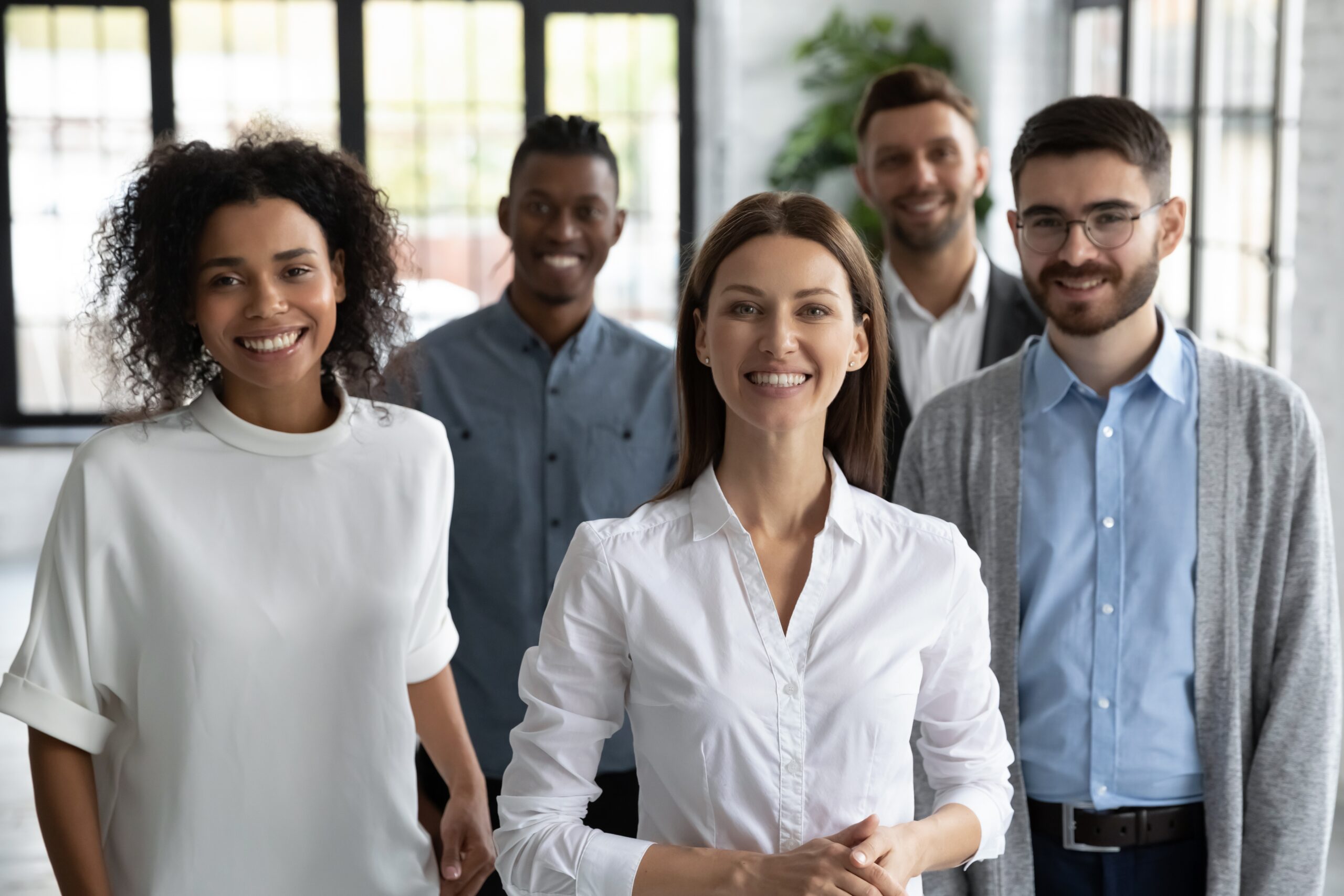 Happy,Successful,Coworkers,And,Start-up,Coach.,Group,Portrait,Of,Aspiring Non-Medical Senior Care